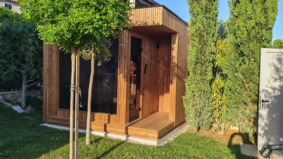 Completed KUBIQ three-mode sauna in Markovac
