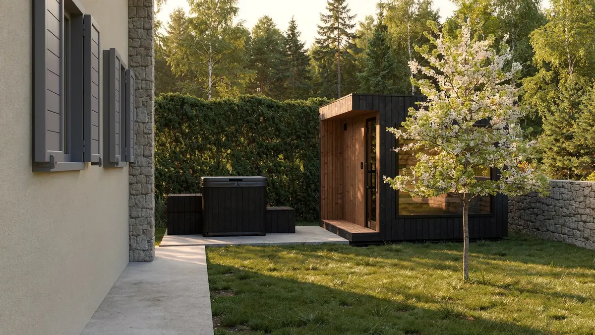 Project proposal for a Finnish sauna and cold plunge in Svetvinčenat
