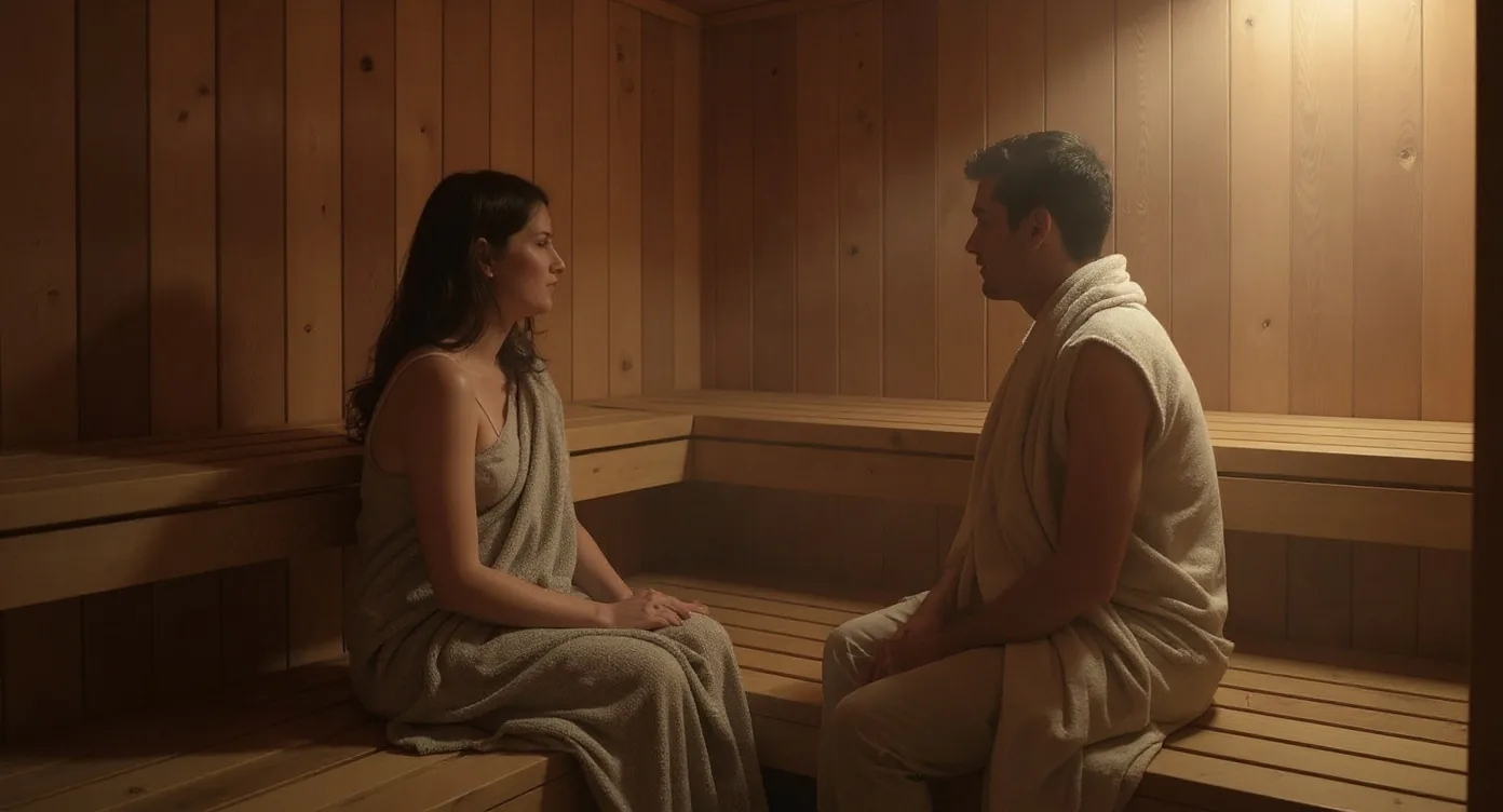 Miran večernji wellness ritual u BIO sauni za obiteljsko korištenje