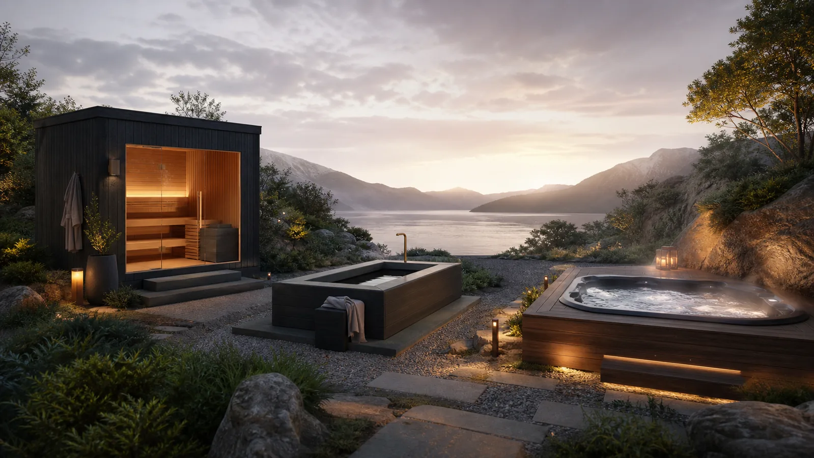 Sauna, cold plunge ili hot tub — što prvo?